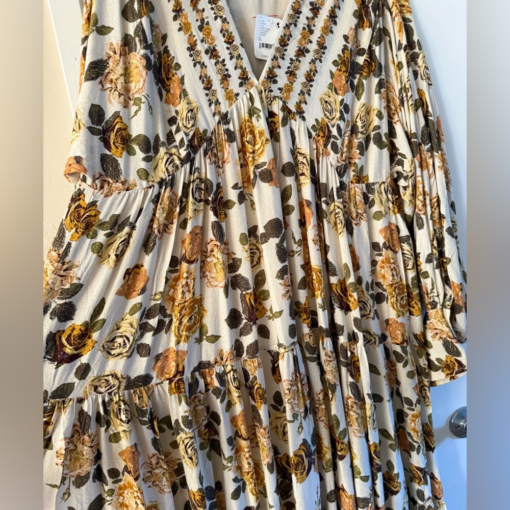 Free People Rows Of Roses Maxi Dress - Picture 7 of 8